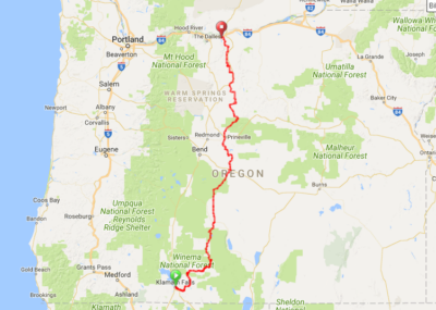 Oregon Outback Trail Map