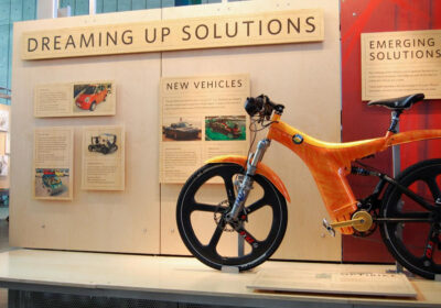 Optibike OB1 featured in the “Future of Transportation Display” at the brand new California Academy of Sciences in San Francisco