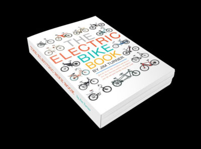 The Electric Bike Book by Jim Turner, released in 2013 and is dedicated to helping people understand the technology and ability of electric bikes to change their lives