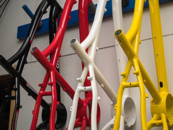 Pioneer Allroad Frames in Black, Red, White, and Yellow