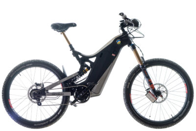 Optibike R15C Electric Mountain Bike, Black and Silver Color