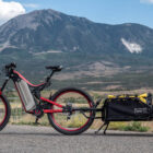 r22 everest adventure bike with burley trailer