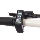 Closeup of the easy to use LCD display on the argon handlebar