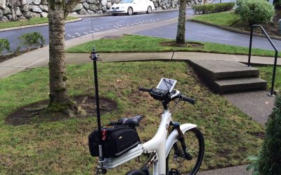 Its a Monster Electric bike-it eats these hills