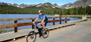 Electric BIke in Rocky Mountains
